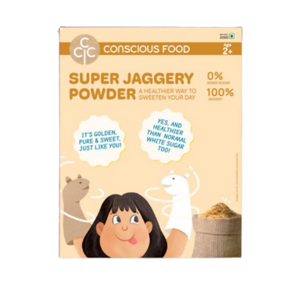Conscious Food Super Jaggery Powder | Grocsy