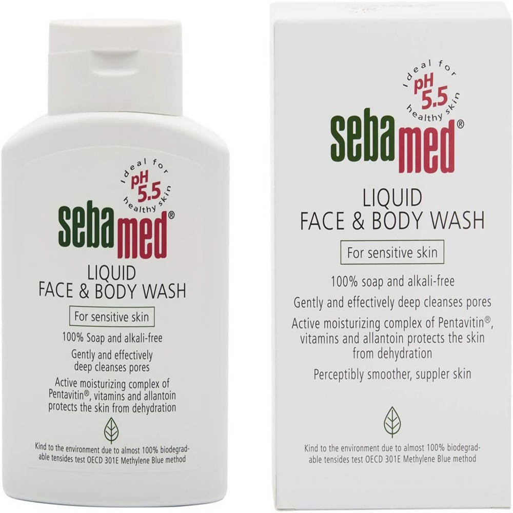 Sebamed Liquid Face And Body Wash | Grocsy