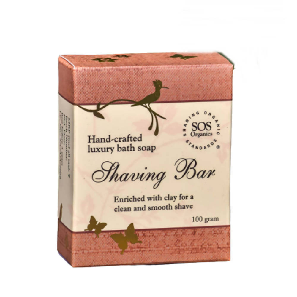 SOS Organics Natural Shaving Bar | Grocsy