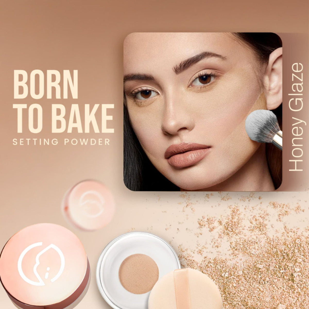 MARS Cosmetics Born To Bake Setting Loose Powder - Honey Glaze | Grocsy
