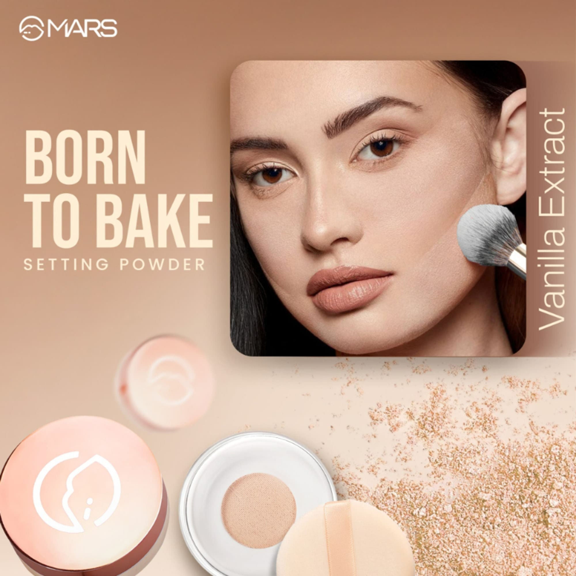 MARS Cosmetics Born To Bake Setting Loose Powder - Vanilla Extract | Grocsy