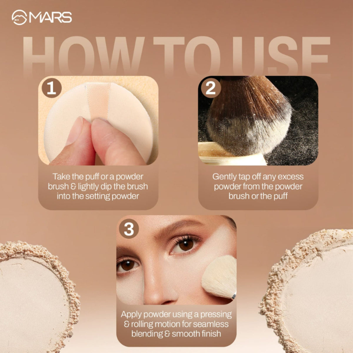 MARS Cosmetics Born To Bake Setting Loose Powder - Vanilla Extract | Grocsy