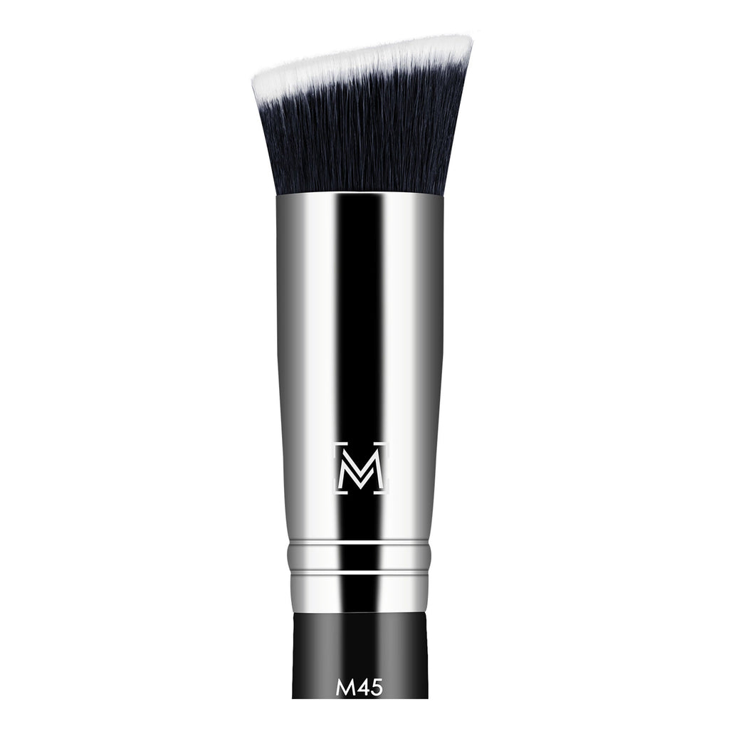 Miss Claire M45 - Angled Blending Brush - Chrome | Grocsy