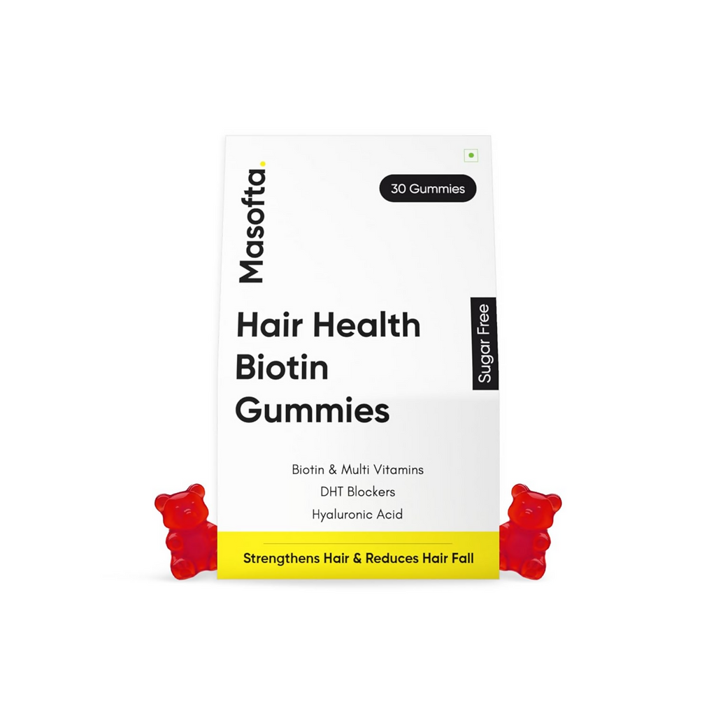 Masofta Hair Health Biotin Gummies | Grocsy
