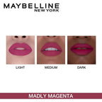 Maybelline New York Color Sensational Creamy Matte Lipstick / 638 Madly Magenta | Grocsy