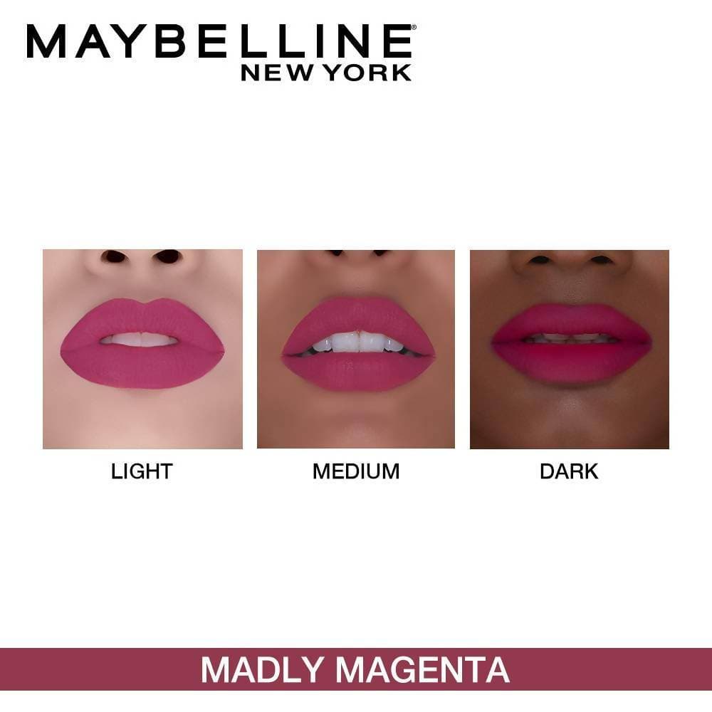 Maybelline New York Color Sensational Creamy Matte Lipstick / 638 Madly Magenta | Grocsy