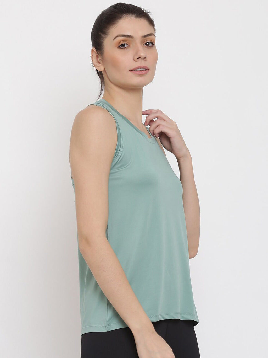 MKH Women Green Dri-FIT T-shirt | Grocsy