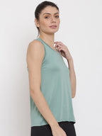 MKH Women Green Dri-FIT T-shirt | Grocsy
