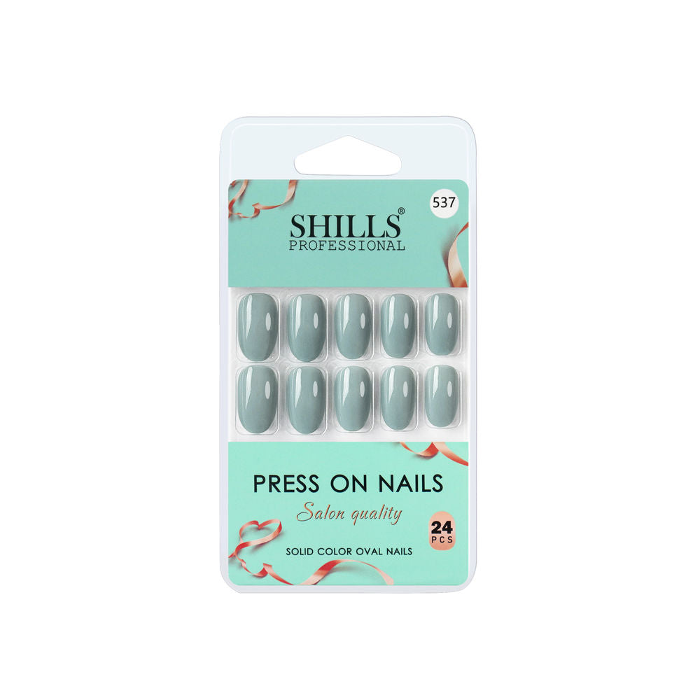 Shills Professional Reusable Press On Nails Oval - SPN537 | Grocsy