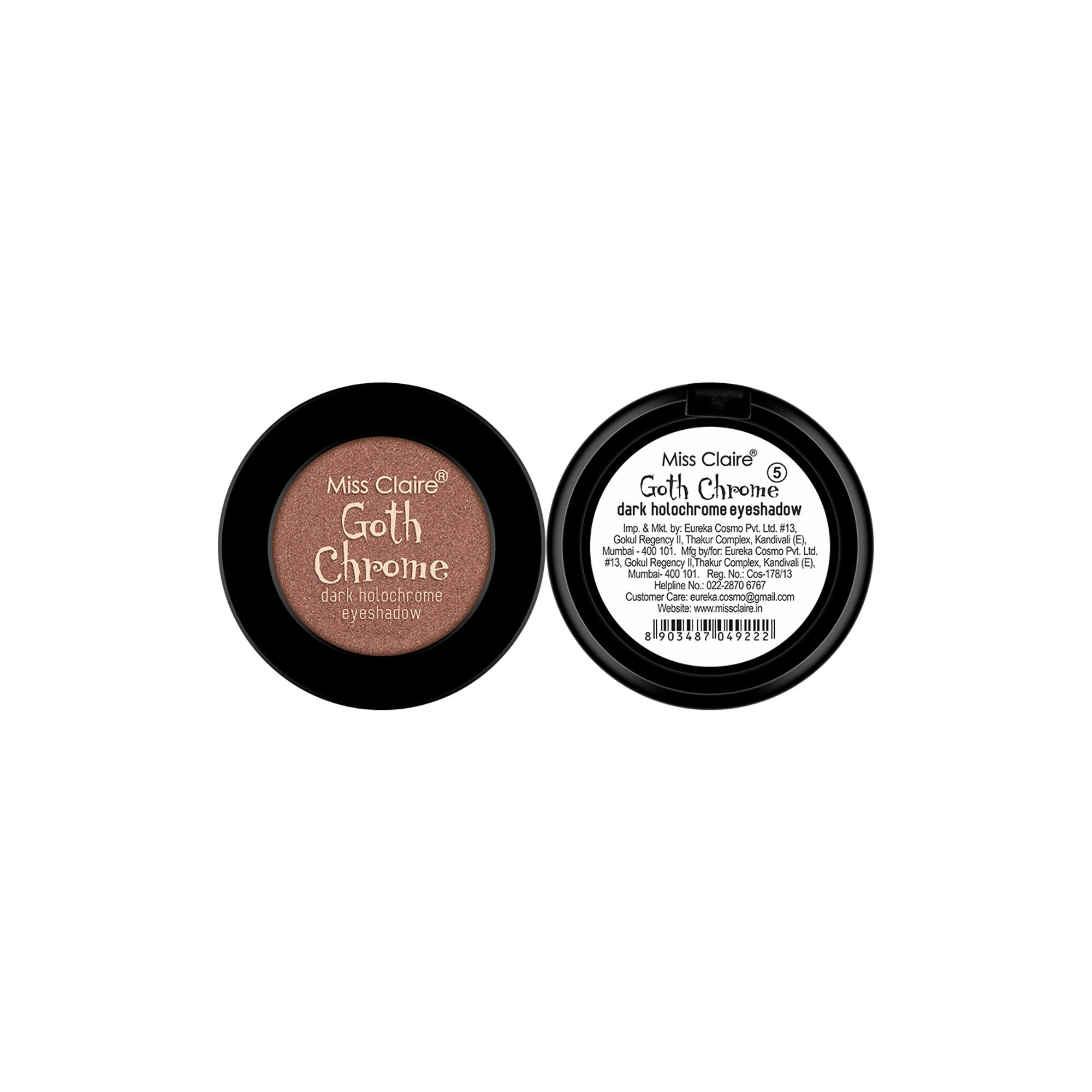 Miss Claire Goth Chrome Eyeshadow - 5 | Grocsy