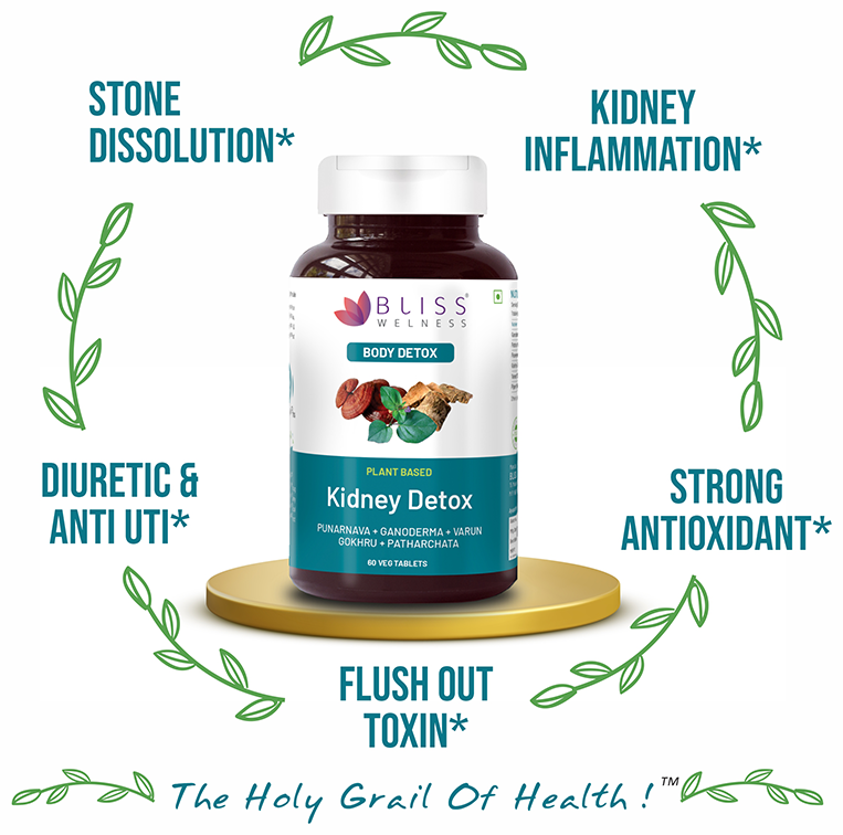 Bliss Welness Kidney Detox Veg Tablet | Grocsy