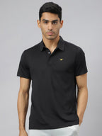 Alcis Men Train-Tech Anti-Static Slim-Fit Training Polo T-Shirt | Grocsy