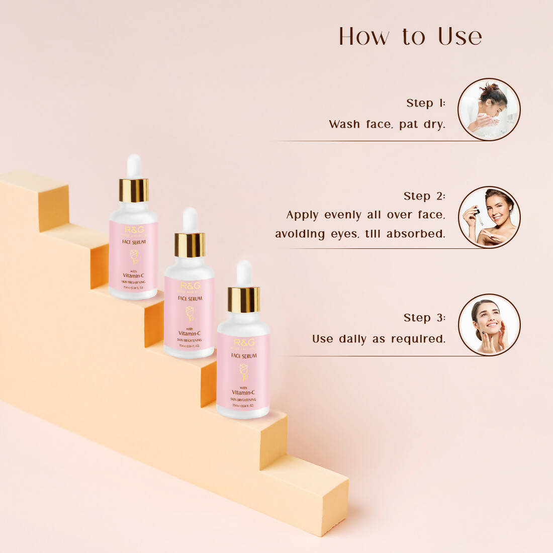 Vasu Healthcare R&G Vitamin C Face Serum | Grocsy