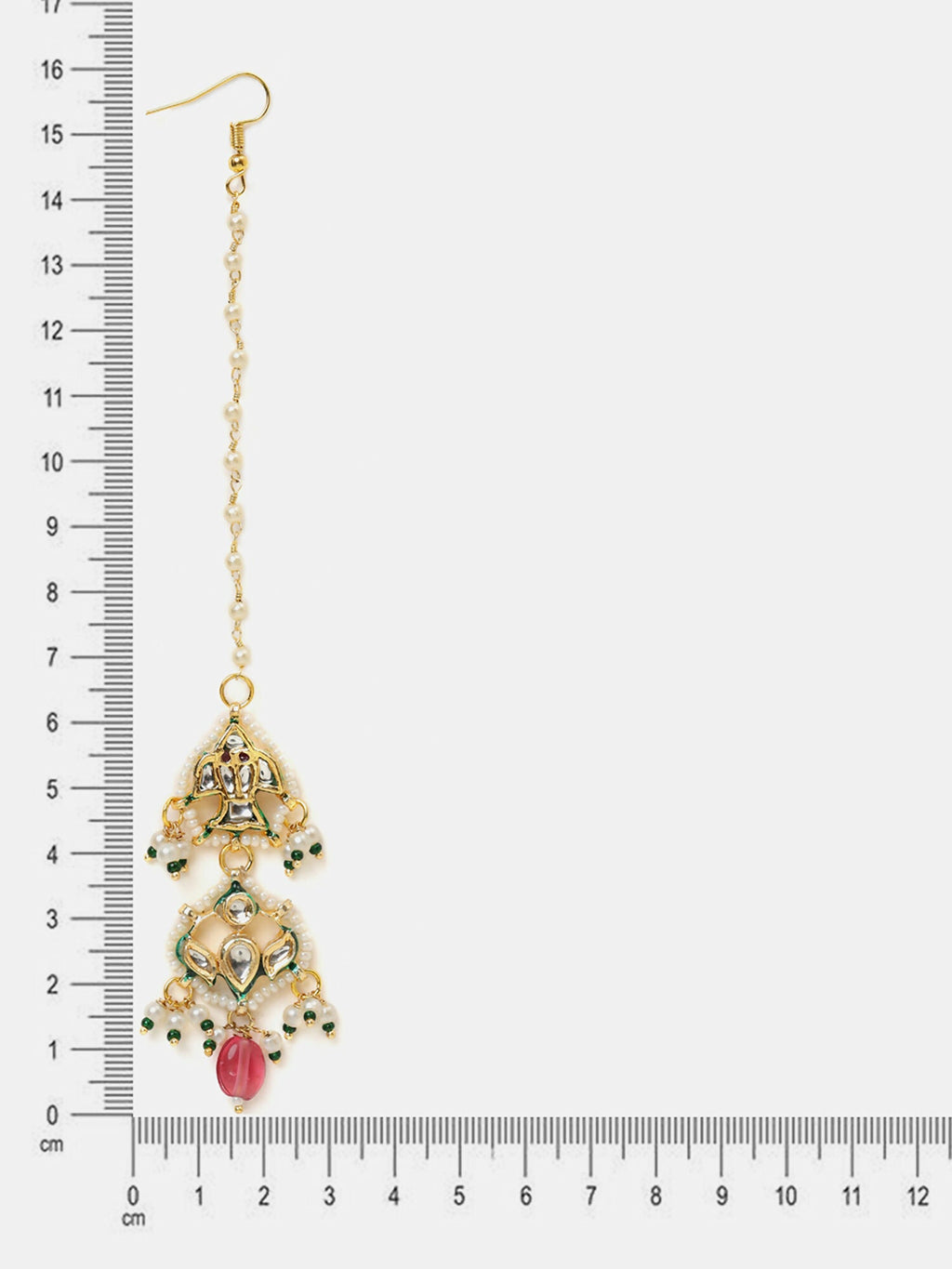 Ruby Raang Sindoor Maang Tikka | Grocsy