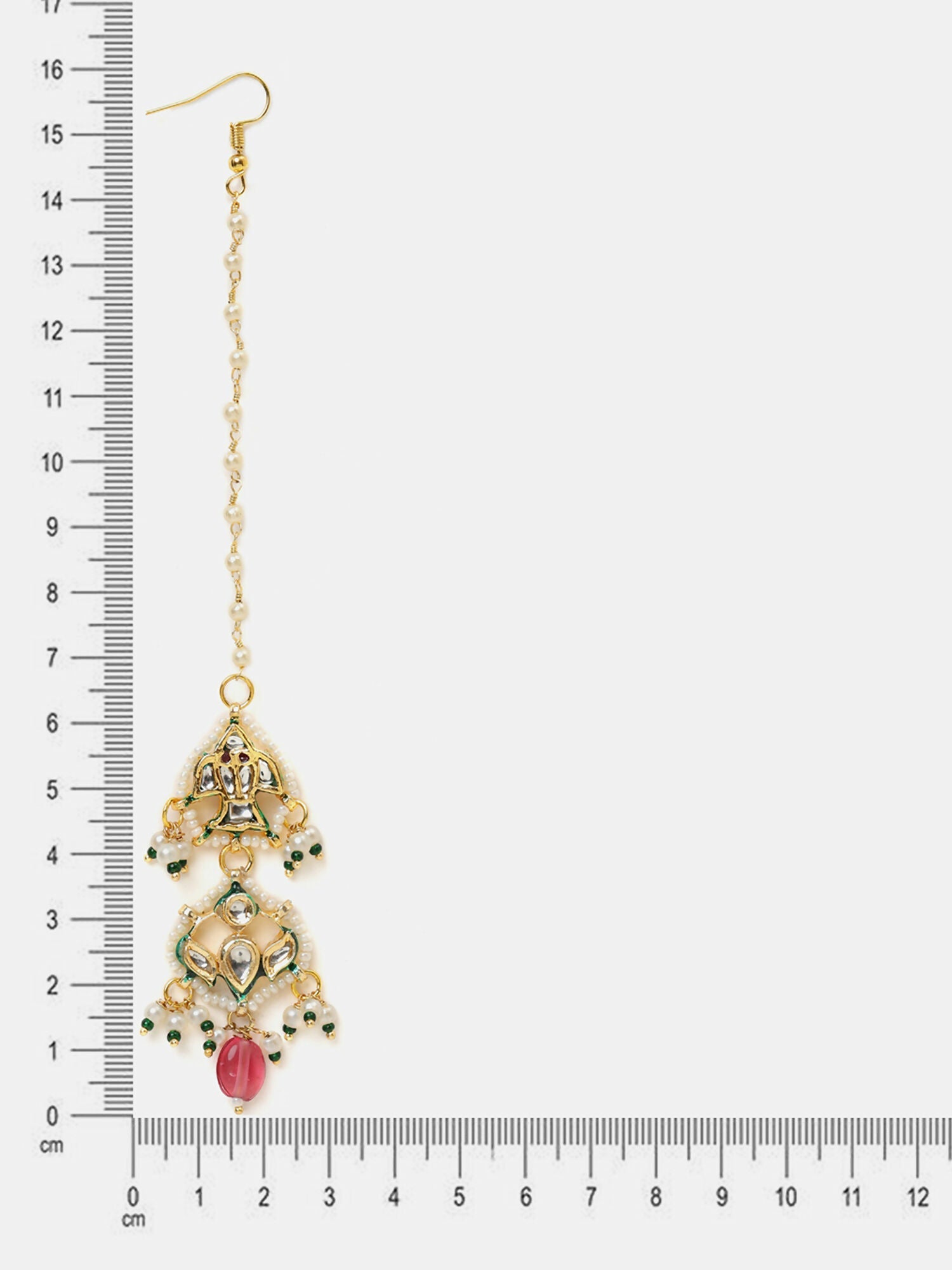 Ruby Raang Sindoor Maang Tikka | Grocsy