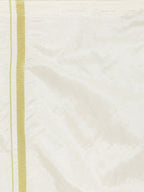 Sethukrishna Boys Cream-Coloured & Gold-Toned Shirt with Dhoti | Grocsy