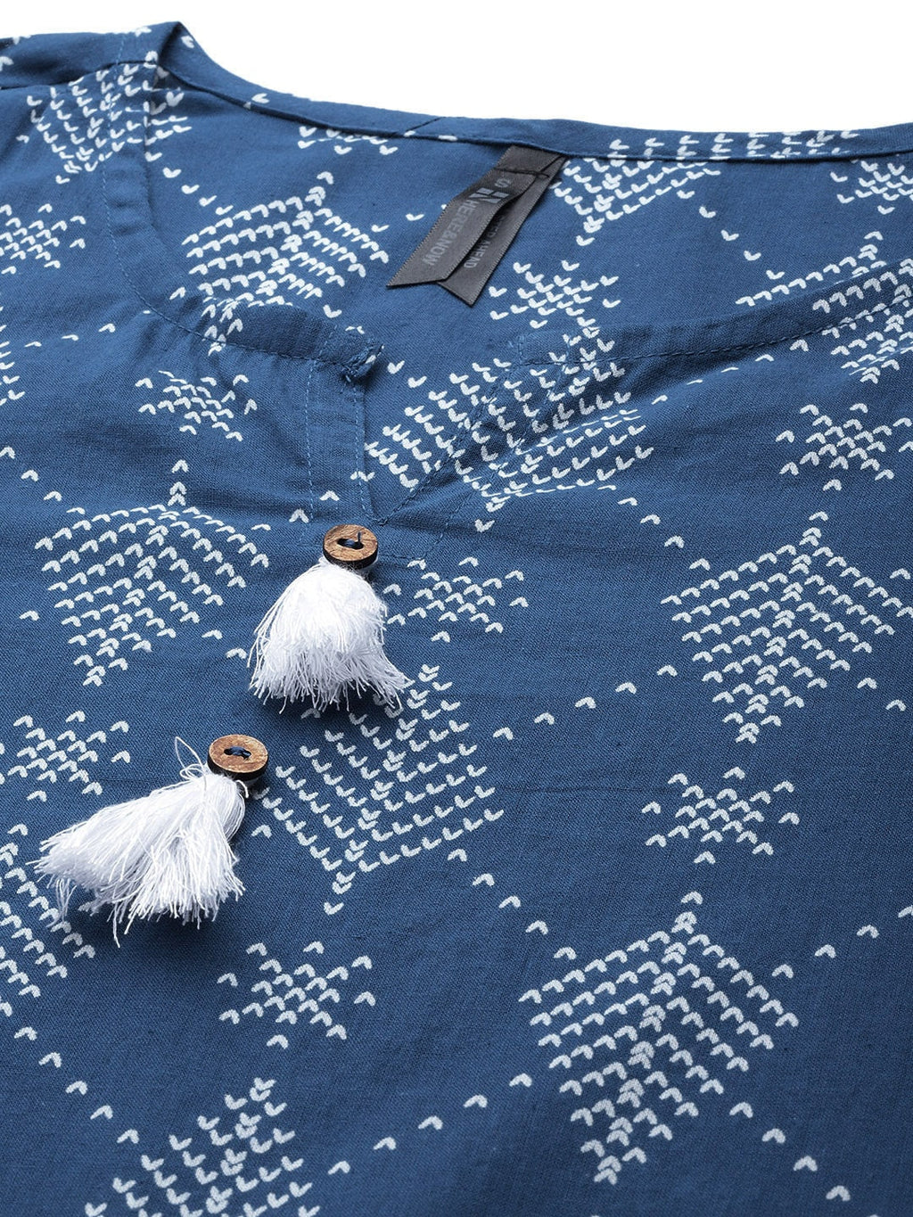 HERE&NOW Women Geometric Printed Kurta | Grocsy