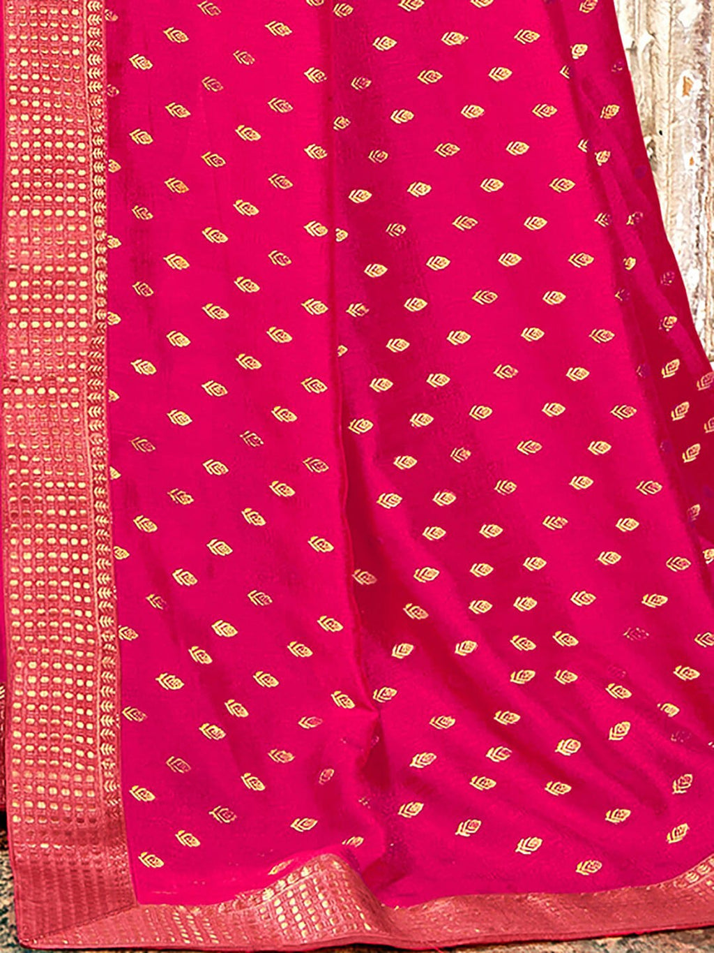 Saree Mall Ethnic Motifs Woven Design Zari Sarees | Grocsy