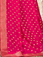 Saree Mall Ethnic Motifs Woven Design Zari Sarees | Grocsy