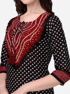 HERE&NOW Bandhani Printed Kurta | Grocsy
