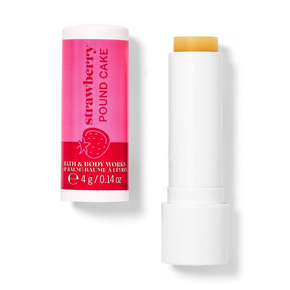 Bath & Body Works Strawberry Pound Cake Lip Balm | Grocsy