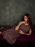 Indo Era Floral Printed V-Neck Pure Cotton Straight Kurta With Salwar | Grocsy