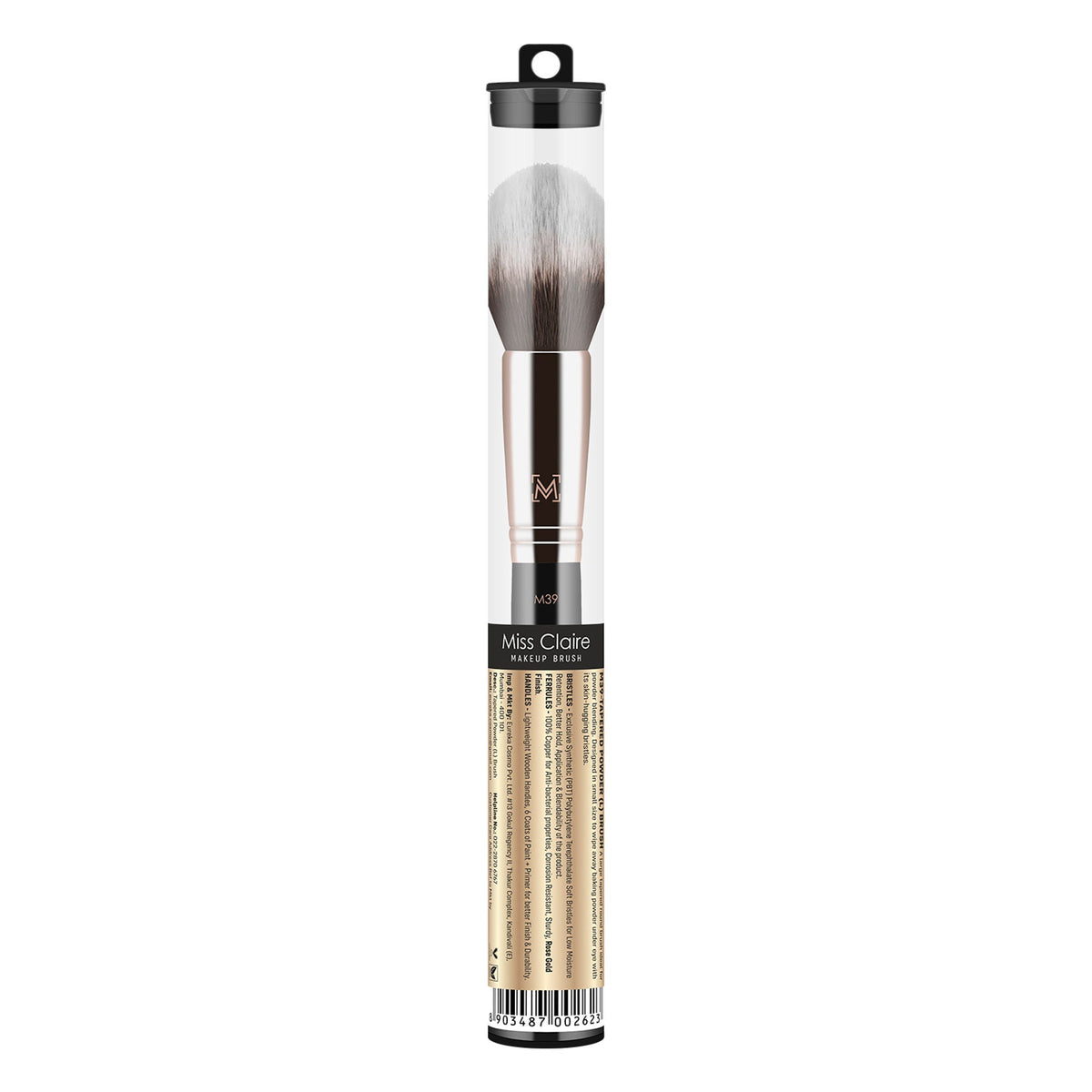 Miss Claire M39 - Tapered Powder (L) Brush - Rose Gold | Grocsy