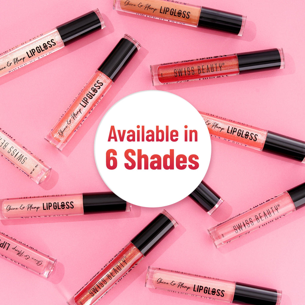 Swiss Beauty Shine & Plump Lipgloss - 1 Nude | Grocsy