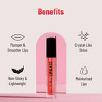 Swiss Beauty Shine & Plump Lipgloss - 1 Nude | Grocsy