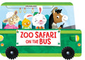 Dreamland Zoo Safari on the Bus- A Shaped Board book with Wheels : Children Picture Board Book | Grocsy