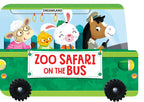 Dreamland Zoo Safari on the Bus- A Shaped Board book with Wheels : Children Picture Board Book | Grocsy