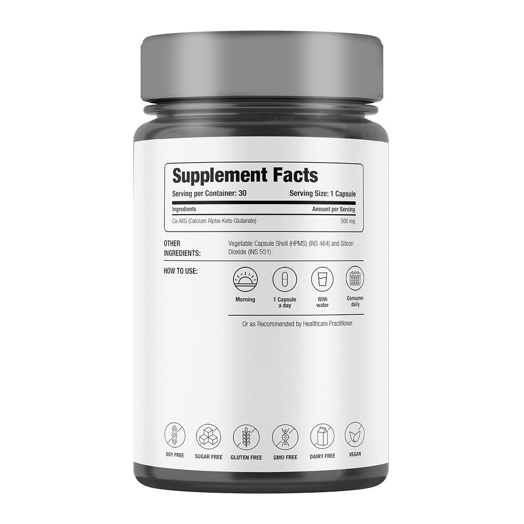 Decode Age Ca AKG Supplement Capsules | Grocsy