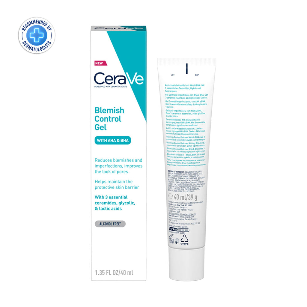 CeraVe Blemish Control Gel with 2% Salicylic Acid, AHA & Niacinamide for Acne Spot Treatment | Grocsy