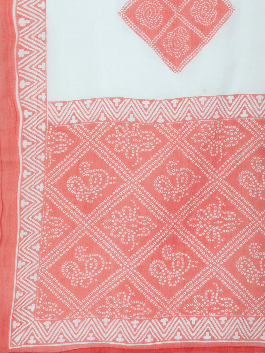HERE&NOW Women Orange Ethnic Motifs Embroidered Pure Cotton Kurta with Trousers & With Dupatta | Grocsy