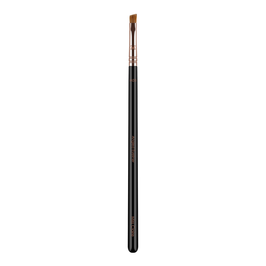 Miss Claire M33 - Angled Eyeliner Brush (S) - Rose Gold | Grocsy