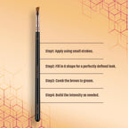 Miss Claire M33 - Angled Eyeliner Brush (S) - Rose Gold | Grocsy
