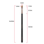 Miss Claire M33 - Angled Eyeliner Brush (S) - Rose Gold | Grocsy