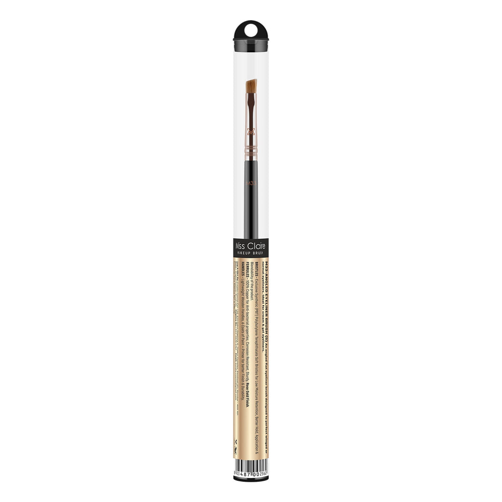 Miss Claire M33 - Angled Eyeliner Brush (S) - Rose Gold | Grocsy
