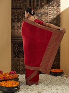 kasee Embellished Zari Pure Silk Saree | Grocsy