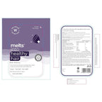 Wellbeing Nutrition Melts Healthy Hair & Hair Fall Control Strips Combo | Grocsy
