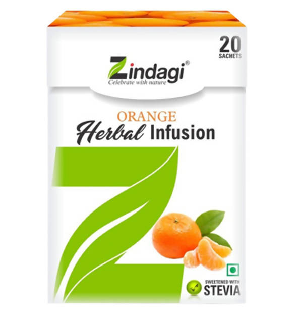 Zindagi Orange Herbal Infusion Sachets | Grocsy