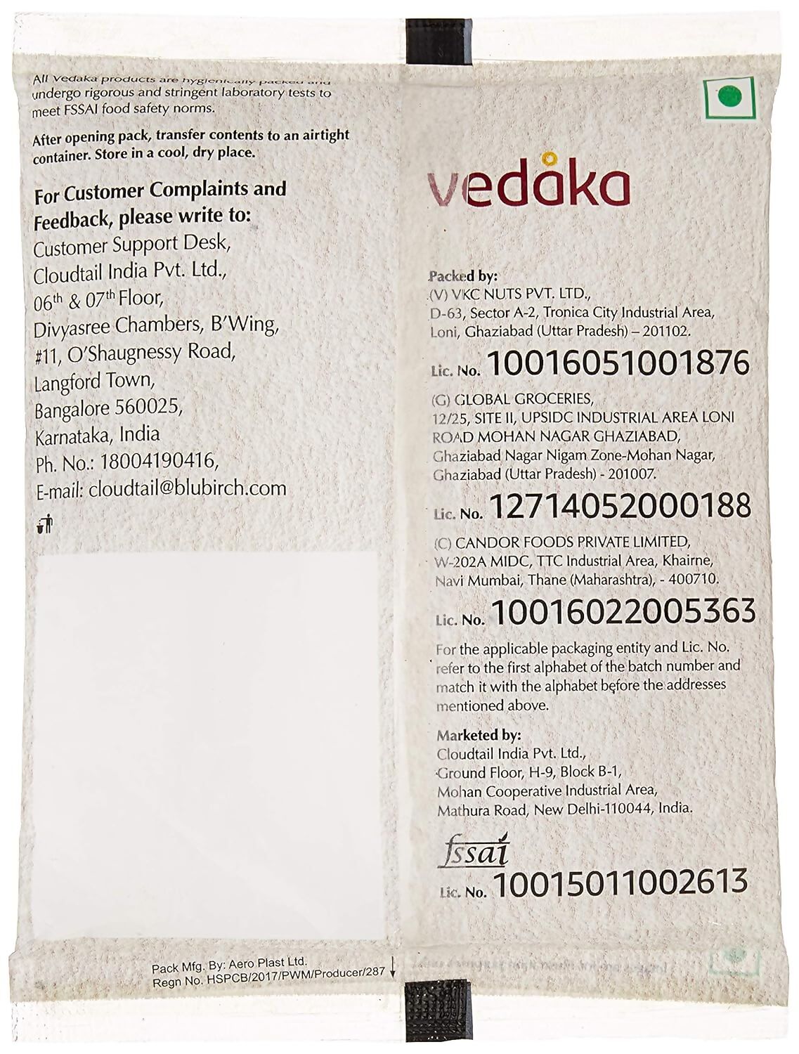 Vedaka Raw Chia Seeds | Grocsy
