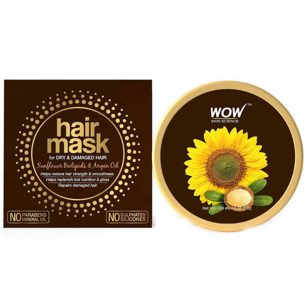 Wow Skin Science Hair Mask For Dry and Damaged Hair | Grocsy