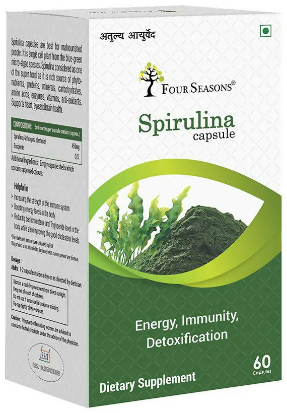 Four Seasons Spirulina Capsule | Grocsy