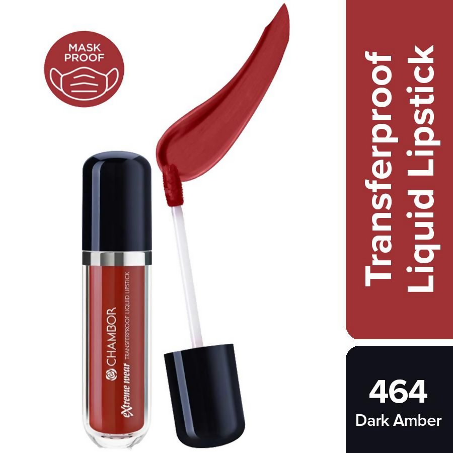 Chambor 464 Extreme Wear Transferproof Liquid Lipstick - Dark Amber | Grocsy