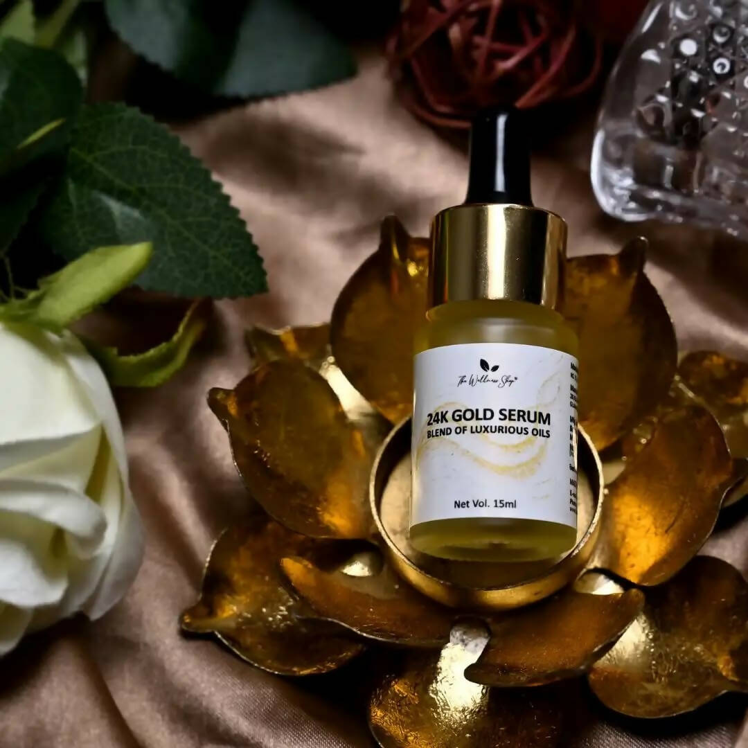 The Wellness Shop 24k Gold Serum Power Of Luxurious Oil | Grocsy