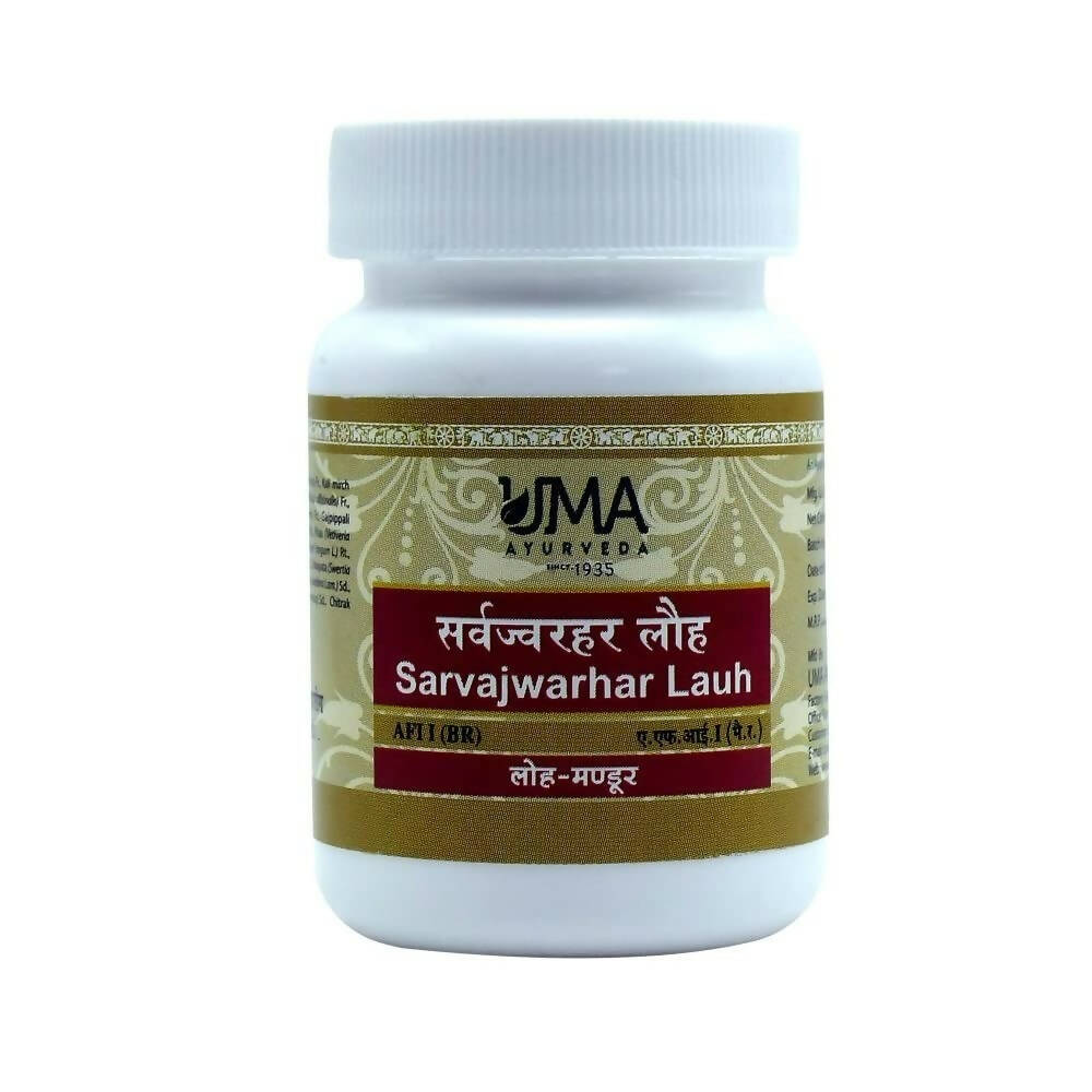 Uma Ayurveda Sarvajwarhar Lauha Tablets | Grocsy