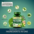 Himalayan Organics Multivitamin With Probiotics Vegetarian Tablets | Grocsy