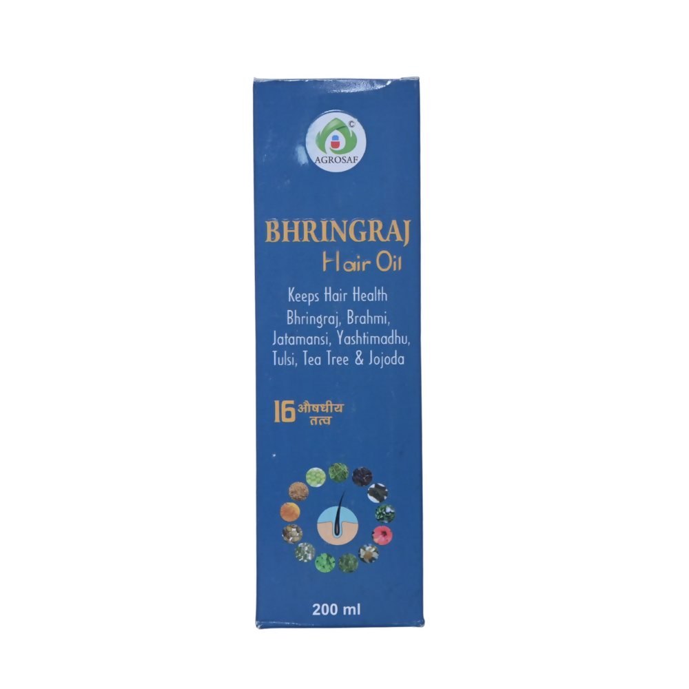 Agrosaf Bhringraj Hair Oil | Grocsy