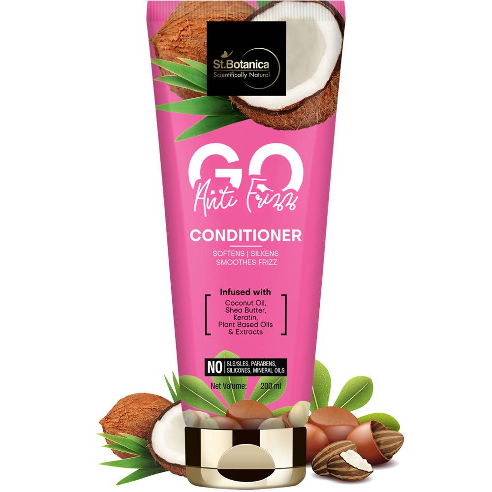 St.Botanica Go Anti Frizz Shampoo And Conditioner Combo | Grocsy
